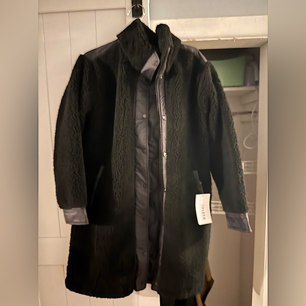 Athleta Fleece Hybrid Coat NWT